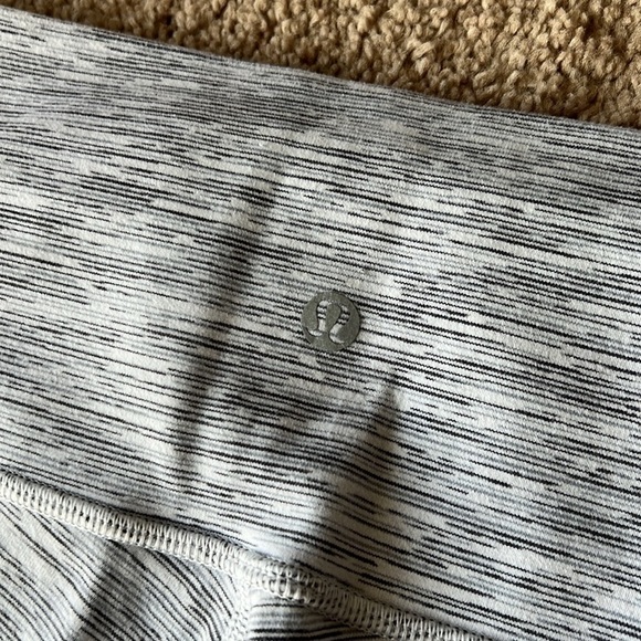 Lululemon Wunder Under Hi-Rise 7/8 Tight 26" Space Ice Grey Alpine White - Picture 8 of 11